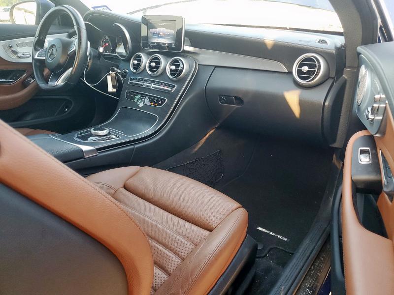 WDDWJ4KB0HF395311 - 2017 MERCEDES-BENZ C 300 4MATIC BLUE photo 11