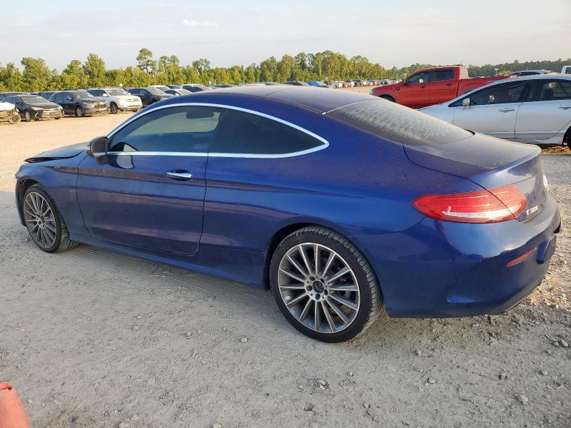 WDDWJ4KB0HF395311 - 2017 MERCEDES-BENZ C 300 4MATIC BLUE photo 2