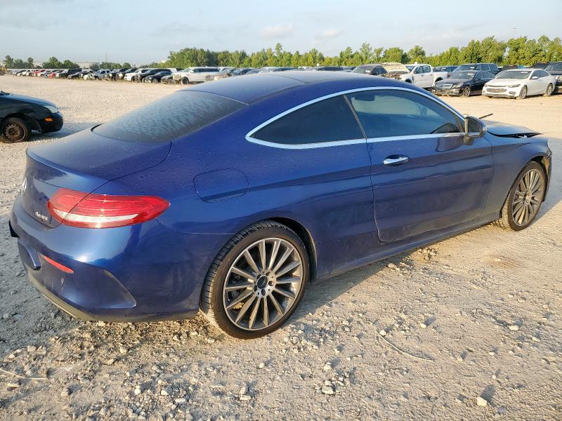 WDDWJ4KB0HF395311 - 2017 MERCEDES-BENZ C 300 4MATIC BLUE photo 3