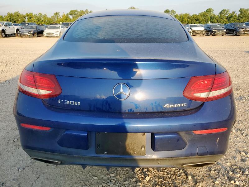 WDDWJ4KB0HF395311 - 2017 MERCEDES-BENZ C 300 4MATIC BLUE photo 6