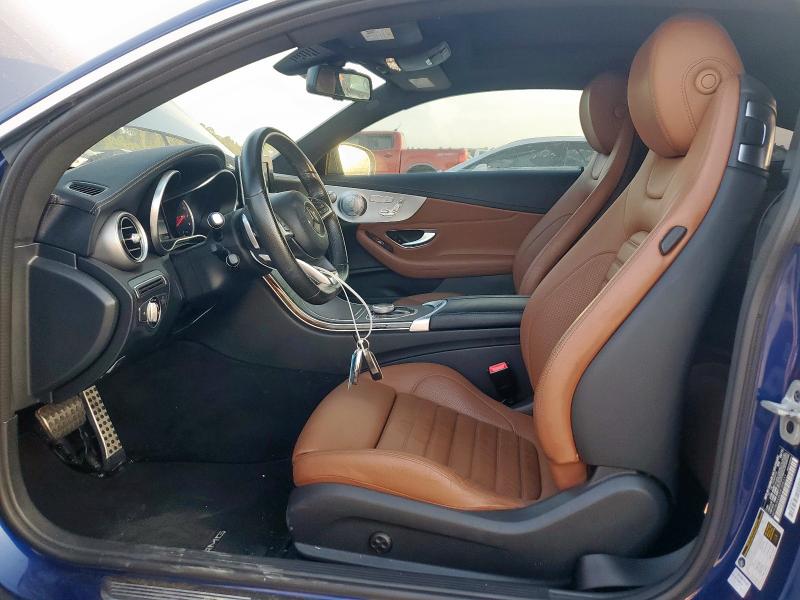 WDDWJ4KB0HF395311 - 2017 MERCEDES-BENZ C 300 4MATIC BLUE photo 7