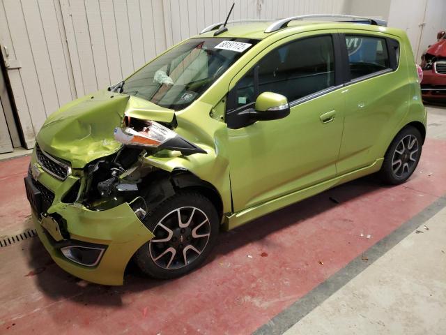 KL8CF6S99EC400177 - 2014 CHEVROLET SPARK 2LT GREEN photo 1