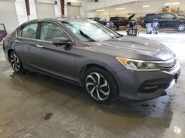 1HGCR2F81HA218127 - 2017 HONDA ACCORD EXL GRAY photo 4