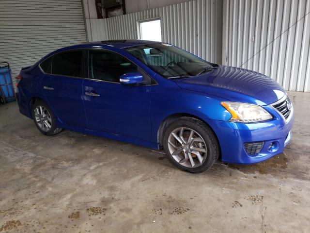 3N1AB7AP3FY326377 - 2015 NISSAN SENTRA S BLUE photo 4