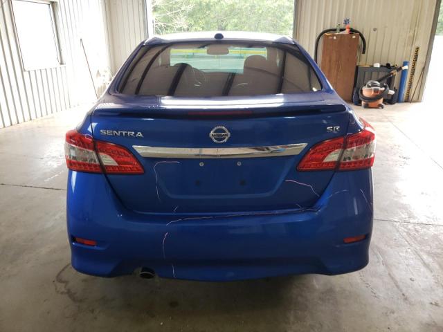 3N1AB7AP3FY326377 - 2015 NISSAN SENTRA S BLUE photo 6