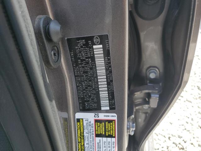 4T1G11AK1RU262421 - 2024 TOYOTA CAMRY SE NIGHT SHADE GRAY photo 12