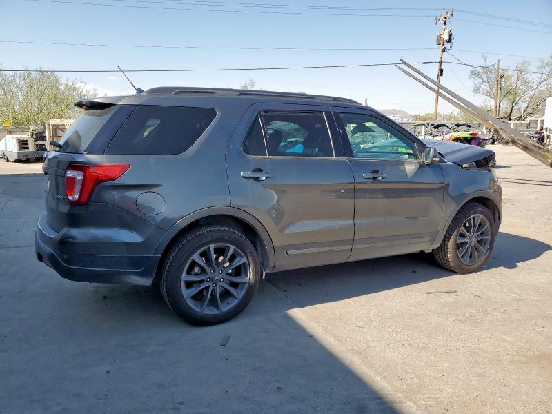 1FM5K8D87KGA68638 - 2019 FORD EXPLORER XLT ნაცრისფერი ფოტო 3