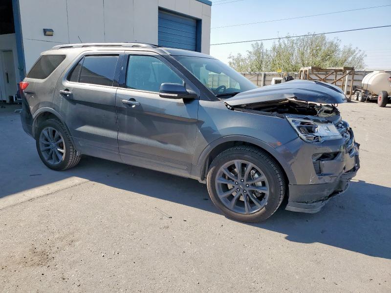 1FM5K8D87KGA68638 - 2019 FORD EXPLORER XLT ნაცრისფერი ფოტო 4