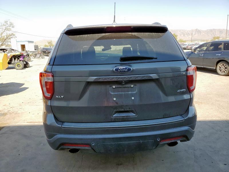 1FM5K8D87KGA68638 - 2019 FORD EXPLORER XLT ნაცრისფერი ფოტო 6