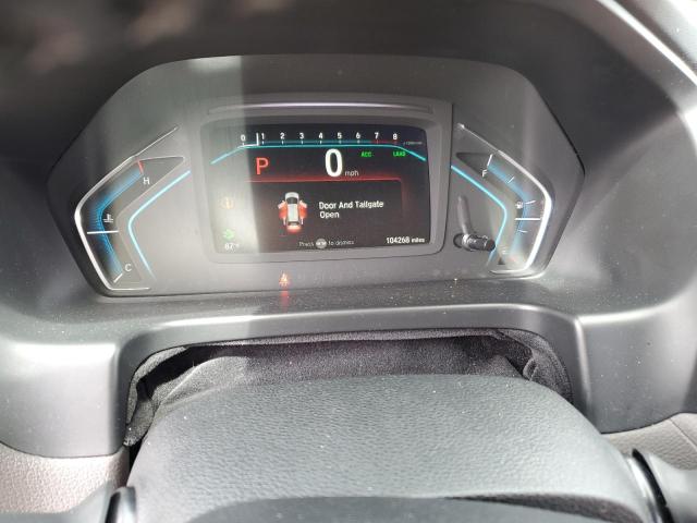 5FNRL6H72KB016563 - 2019 HONDA ODYSSEY EXL BLACK photo 9