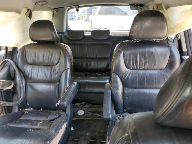 5FNRL38896B030067 - 2006 HONDA ODYSSEY TOURING BLACK photo 10