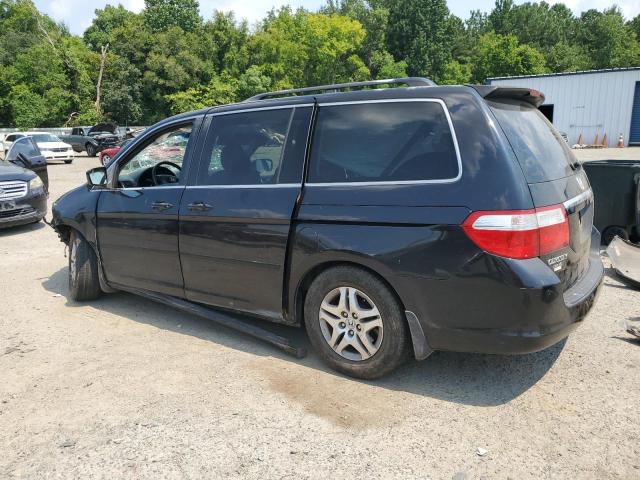5FNRL38896B030067 - 2006 HONDA ODYSSEY TOURING BLACK photo 2