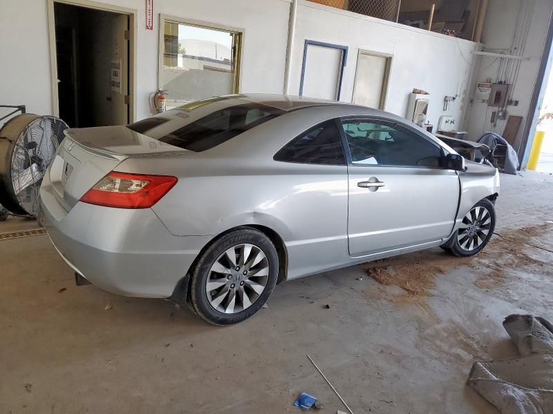 2HGFG12849H520386 - 2009 HONDA CIVIC EX SILVER photo 3