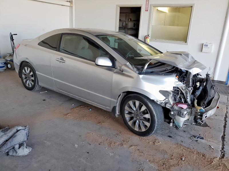 2HGFG12849H520386 - 2009 HONDA CIVIC EX SILVER photo 4