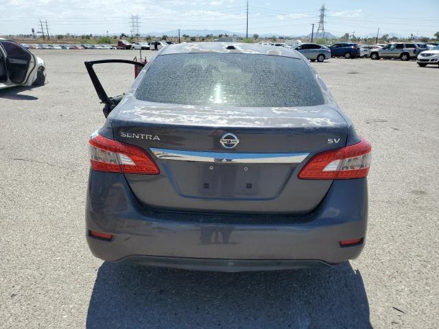 3N1AB7AP6FY344663 - 2015 NISSAN SENTRA S CHARCOAL photo 6