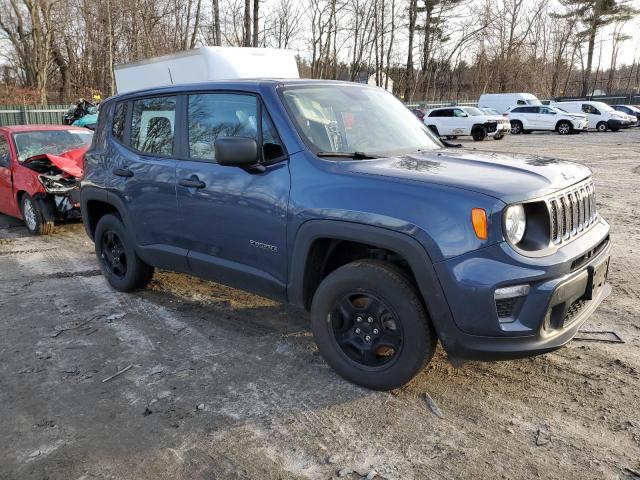 ZACNJBAB7LPL87107 - 2020 JEEP RENEGADE SPORT Կապույտ լուսանկար 4