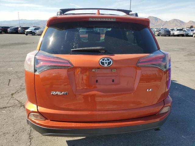 JTMZFREV9GJ078120 - 2016 TOYOTA RAV4 LE ORANGE photo 6