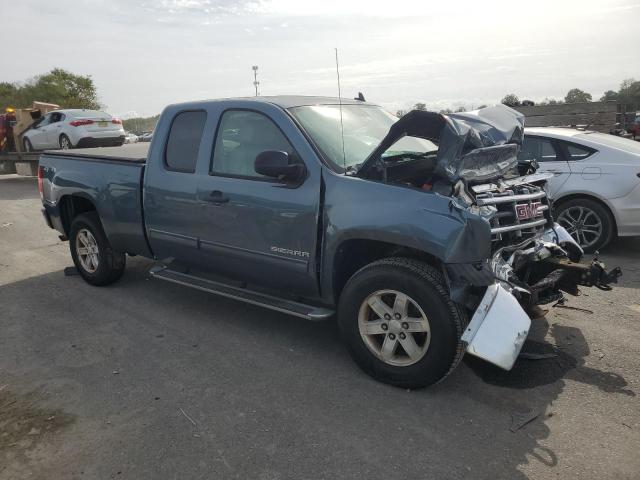 1GTR2VE39BZ296815 - 2011 GMC SIERRA K1500 SLE BLUE photo 4