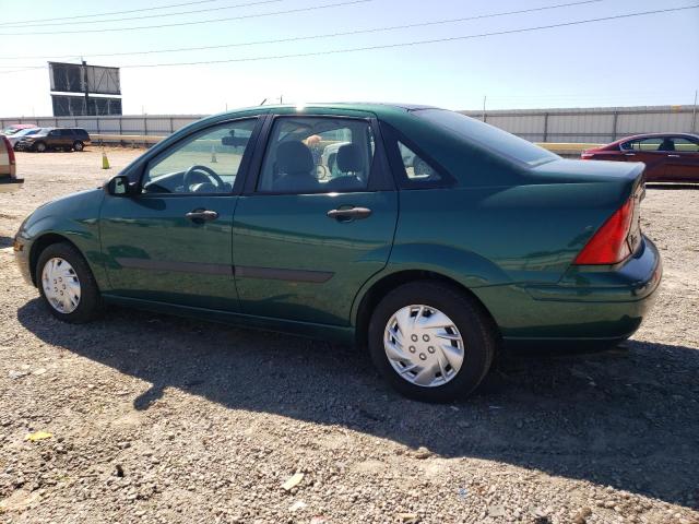 1FAFP33P21W114554 - 2001 FORD FOCUS LX GREEN photo 2