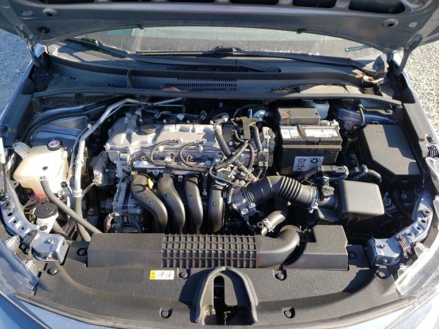 5YFEPMAE4MP183689 - 2021 TOYOTA COROLLA LE BLUE photo 11