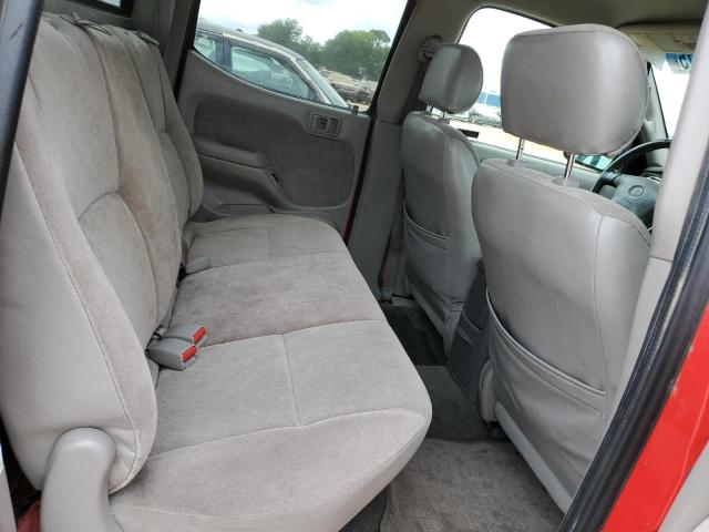 5TEHN72N24Z363072 - 2004 TOYOTA TACOMA DOUBLE CAB RED photo 10