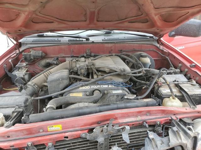 5TEHN72N24Z363072 - 2004 TOYOTA TACOMA DOUBLE CAB RED photo 11