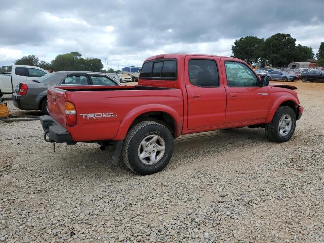 5TEHN72N24Z363072 - 2004 TOYOTA TACOMA DOUBLE CAB RED photo 3