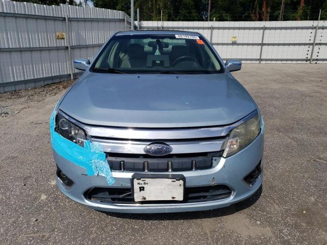 3FADP0L39AR178838 - 2010 FORD FUSION HYBRID BLUE photo 5