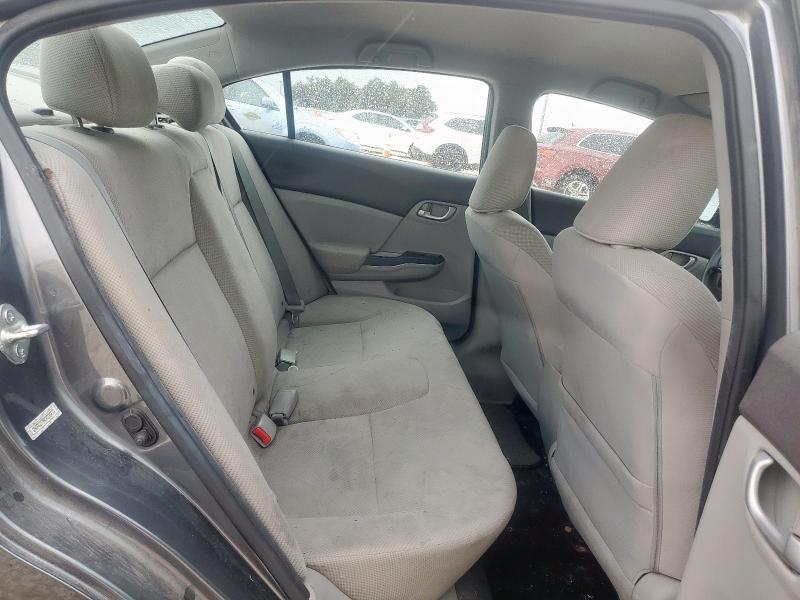 2HGFB2F59CH330773 - 2012 HONDA CIVIC LX Сұр фото 10