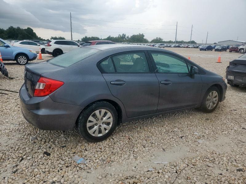 2HGFB2F59CH330773 - 2012 HONDA CIVIC LX Сұр фото 3