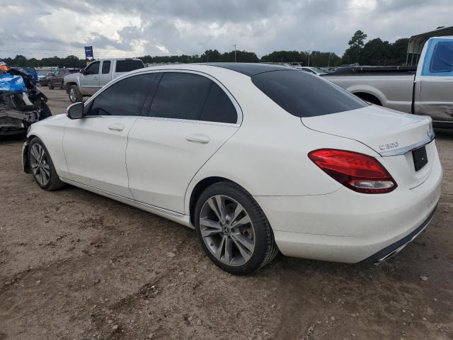 WDDWF4JB0HR296876 - 2017 MERCEDES-BENZ C 300 WHITE photo 2