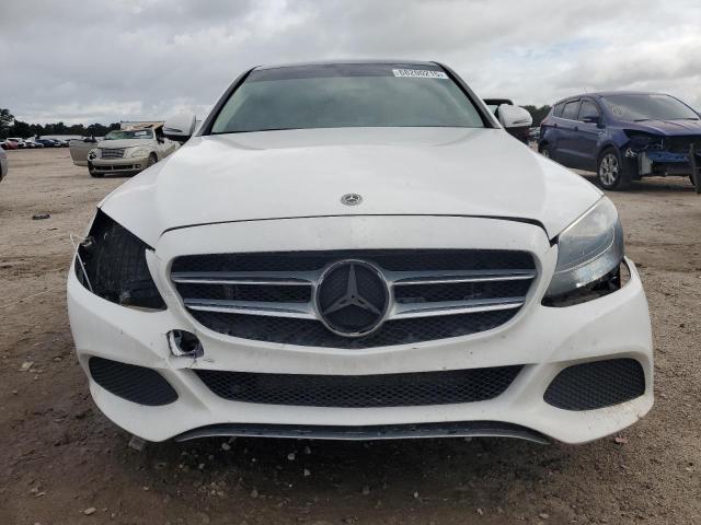 WDDWF4JB0HR296876 - 2017 MERCEDES-BENZ C 300 WHITE photo 5