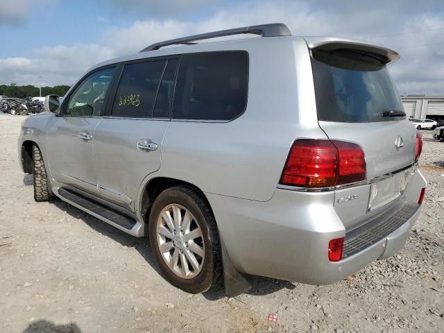 JTJHY00W684017483 - 2008 LEXUS LX 570 SILVER photo 2