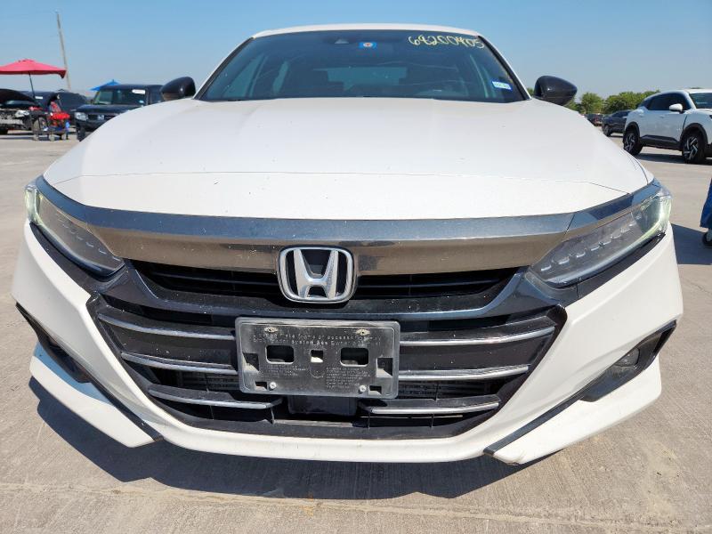 1HGCV1F32NA116678 - 2022 HONDA ACCORD SPORT 白色 照片 5