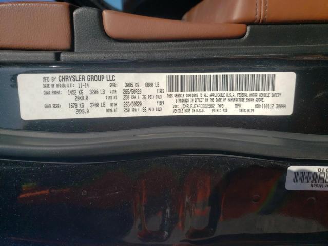 1C4RJFJT4FC692982 - 2015 JEEP GRAND CHER SUMMIT შავი ფოტო 13