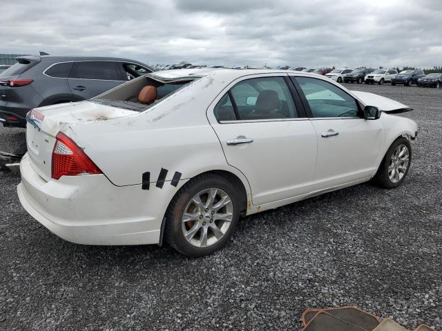 3FAHP0JA8CR140149 - 2012 FORD FUSION SEL WHITE photo 3