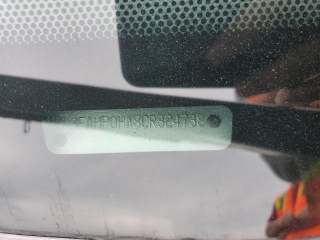 3FAHP0HA8CR324738 - 2012 FORD FUSION SE 灰色 照片 12