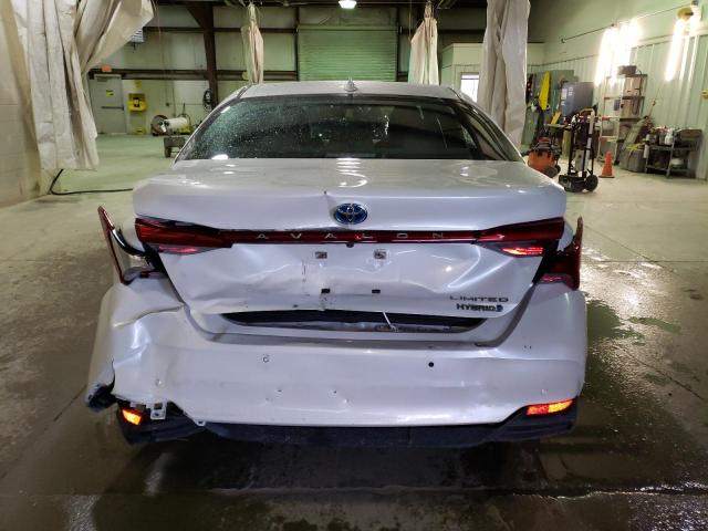 4T1B21FB8KU005309 - 2019 TOYOTA AVALON XLE WHITE photo 6