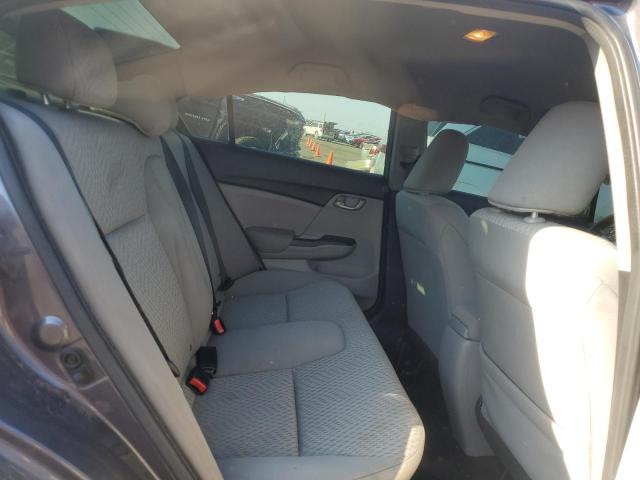 19XFB2F51EE202363 - 2014 HONDA CIVIC LX GRAY photo 10