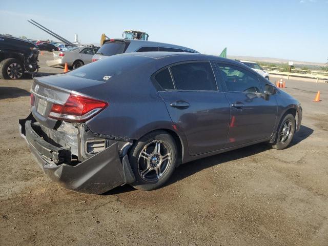 19XFB2F51EE202363 - 2014 HONDA CIVIC LX GRAY photo 3