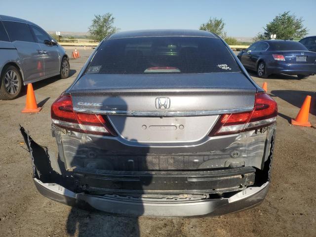 19XFB2F51EE202363 - 2014 HONDA CIVIC LX GRAY photo 6