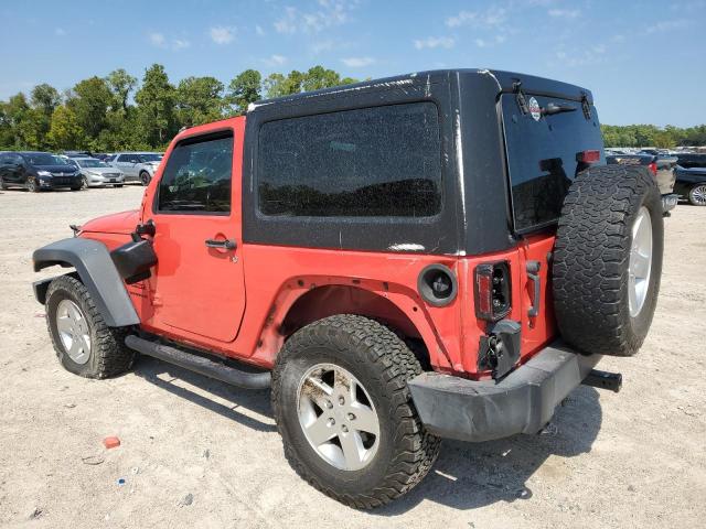 1C4GJWAG8DL681880 - 2013 JEEP WRANGLER SPORT RED photo 2