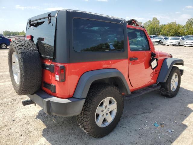 1C4GJWAG8DL681880 - 2013 JEEP WRANGLER SPORT RED photo 3