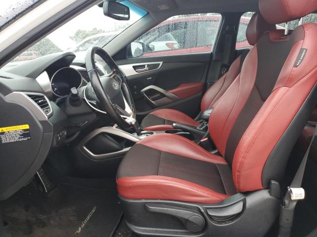 KMHTC6AD0DU149690 - 2013 HYUNDAI VELOSTER WHITE photo 7