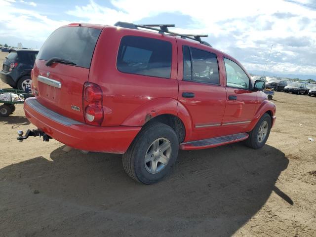 1D4HB58D24F240187 - 2004 DODGE DURANGO LIMITED RED photo 3