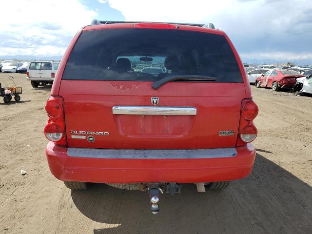 1D4HB58D24F240187 - 2004 DODGE DURANGO LIMITED RED photo 6