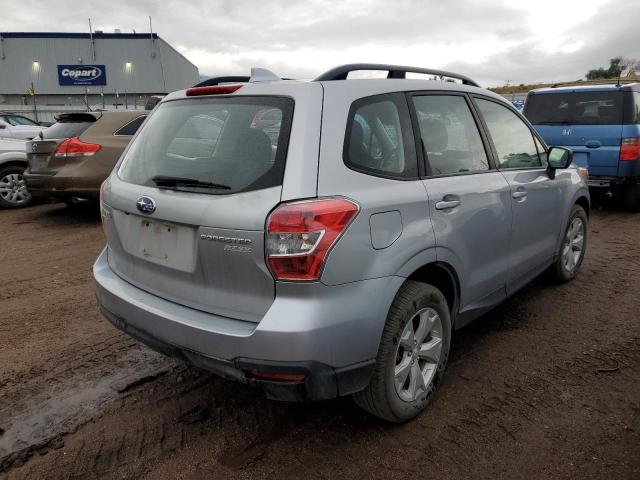 JF2SJABC0GH423676 - 2016 SUBARU FORESTER 2.5I SILVER photo 3