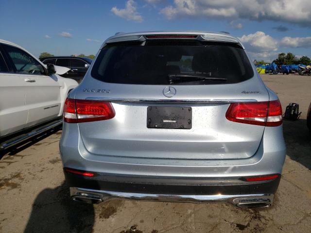 WDC0G4KB6JV074801 - 2018 MERCEDES-BENZ GLC 300 4MATIC SILVER photo 6