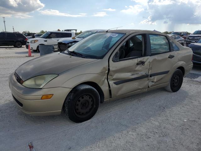 1FAFP33P22W236882 - 2002 FORD FOCUS LX GOLD photo 1