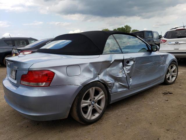 WBAUN1C5XAVH81646 - 2010 BMW 128 I BLUE photo 3